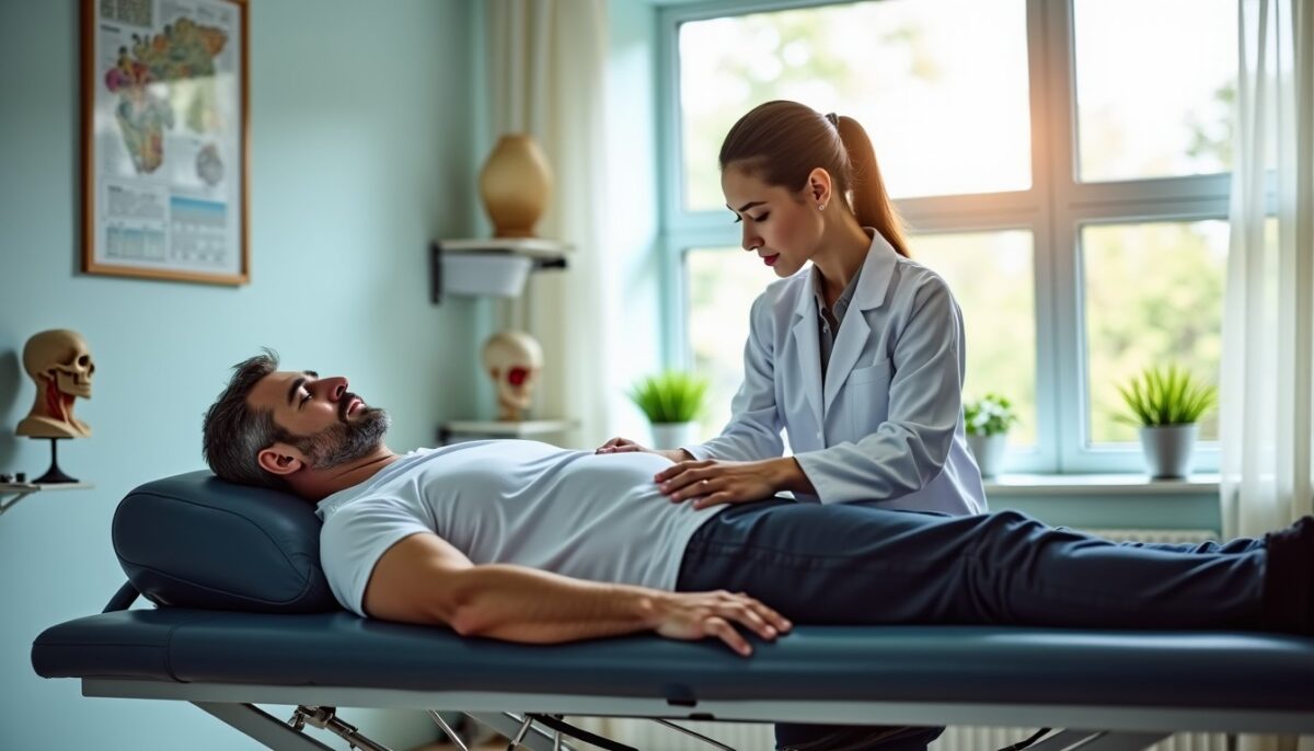 Localisation précise de la douleur dans le syndrome du piriforme
